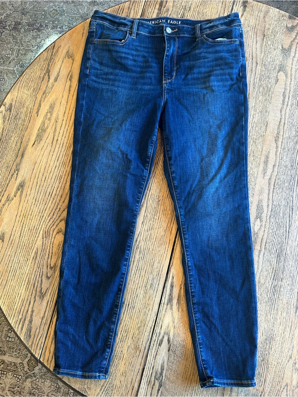 American Eagle Outfitters Women's Dark Indigo Skinny Jeans